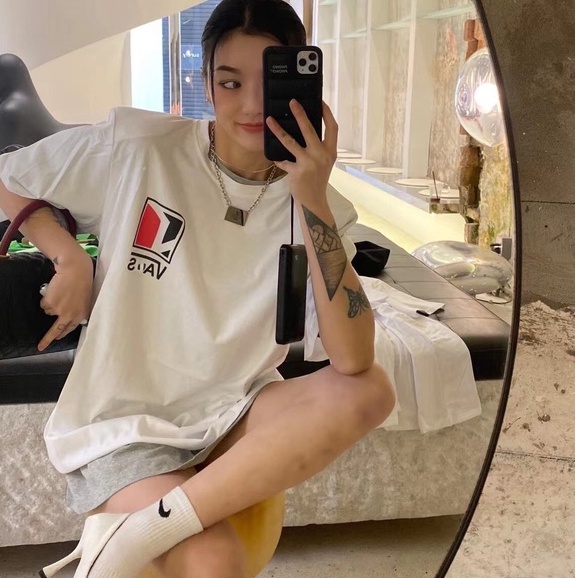 Áo Thun Tay Lỡ Form Oversize LSEOUL A2358 Chất Cotton Thoáng Mát Năng Động