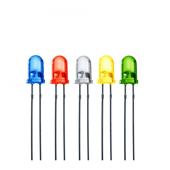 Gói 10 con led phủ màu Ø3mm