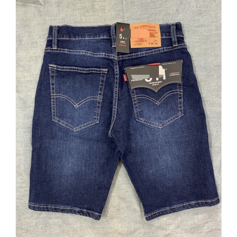 Quần short Jean Nam mẫu mới 2023 -jean co giản hàng cambodia