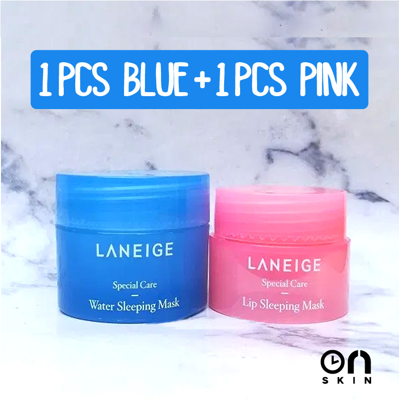 Laneige (hàng Mới Về) Bộ Mặt Nạ Ngủ Cho Môi + Mặt Nạ Ngủ Dưỡng Ẩm Tiện Dụng Khi Đi Du Lịch | BigBuy360 - bigbuy360.vn