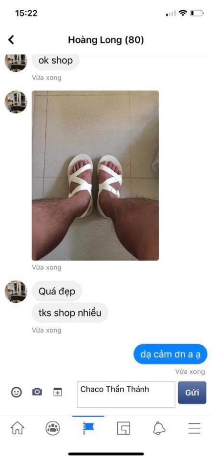 Dép Xăng Đan Chaco Nam Đế Thơm full White Mã D167