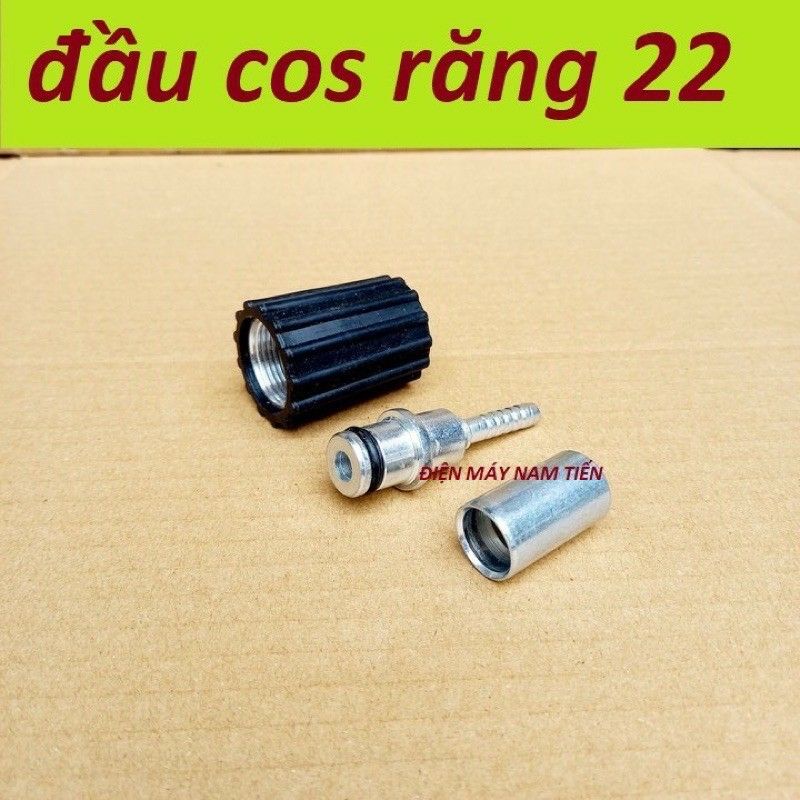 Đầu cốt nối dây rửa xe ren 22mm