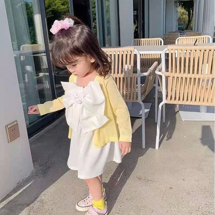 [Babycat] Áo Khoác Cardigan Dệt Kim Mỏng Chống Nắng Phong Cách Nhật Hàn Thời Trang Mùa Hè Cho Bé Gái Trung Niên