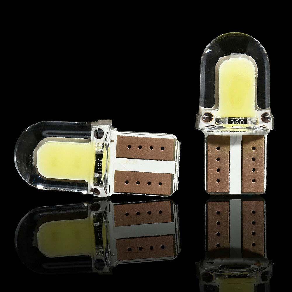10 Đèn LED COB 4 SMD T10 DC 12V Cho Xe Hơi