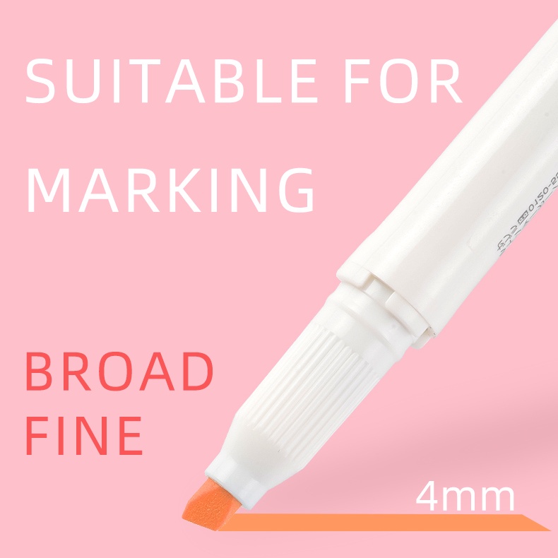 Bộ 5 Bút Dạ Quang Họa Tiết Ngựa Vằn Nhật Bản Xinh Xắn