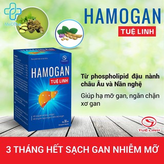 Hạ mỡ gan HAMOGAN - Tuệ Linh - Hỗ trợ giảm mỡ gan, giảm mỡ máu