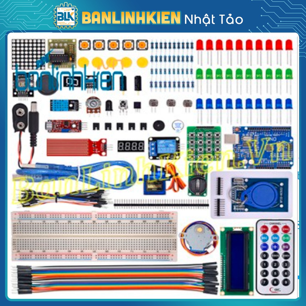 Bộ Kit Học Tập Arduino UNO R3 RFID Bản Nâng Cao Dành Cho Sinh Viên Học Lập Trình