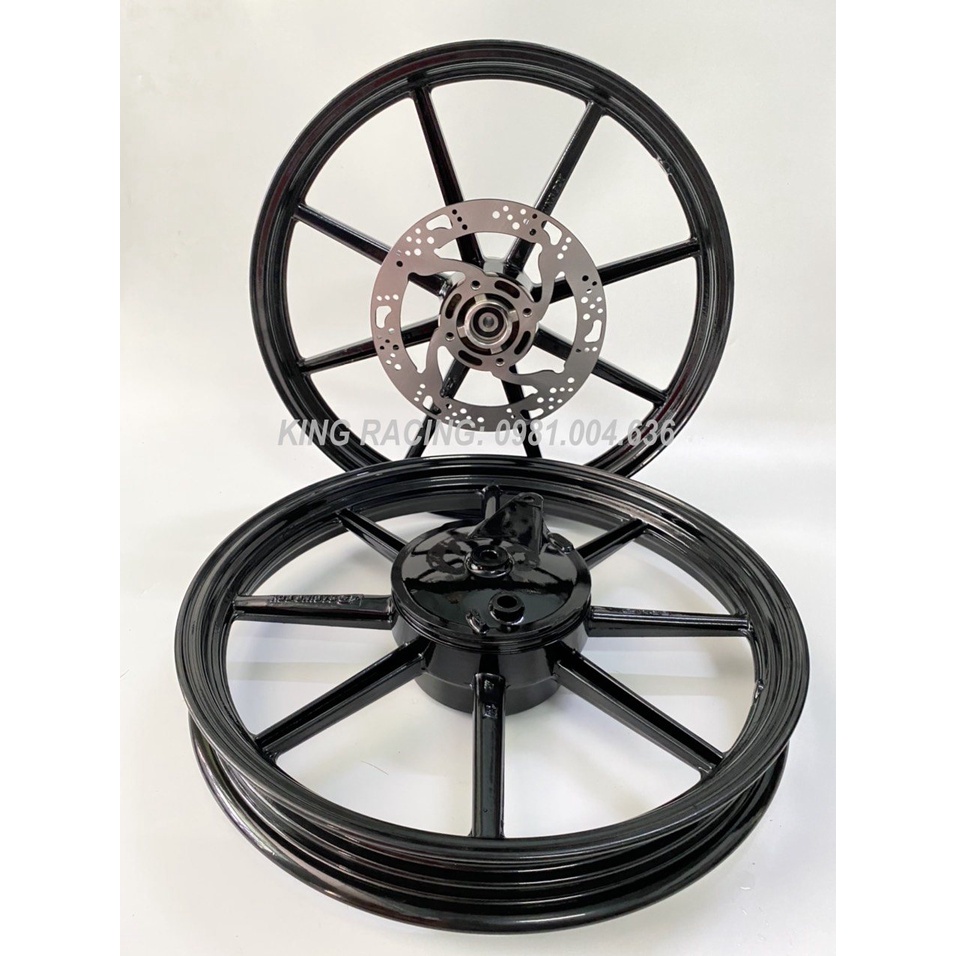 CẶP MÂM-VÀNH ĐÚC 8 CÂY 1 ĐĨA HÀNG CHÍNH HÃNG RCB GẮN ZIN  SIRIUS,JUPITER ,EXCITER 2006-2010,...