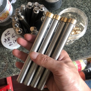 Cây Đóng  Bạc Bưởng Côn Xe Ga INOX ( Không kè bạc )