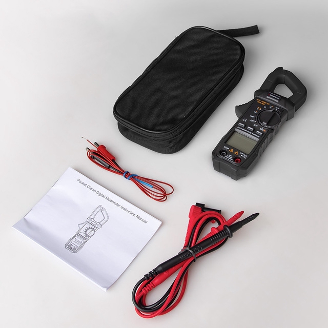 ANENG ST209 Digital Multimeter Clamp Meter 6000 Counts True RMS Amp DC/AC Current Clamp Tester