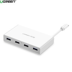 Bộ Chuyển Đổi USB Type C sang 4 cổng USB 3.0 Ugreen 30278 - Hàng Chính Hãng