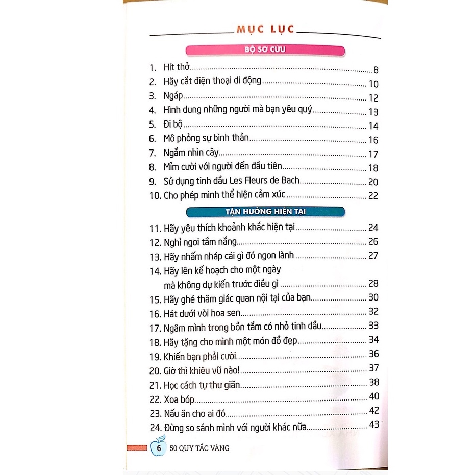 Sách - 50 quy tắc vàng Không Stress