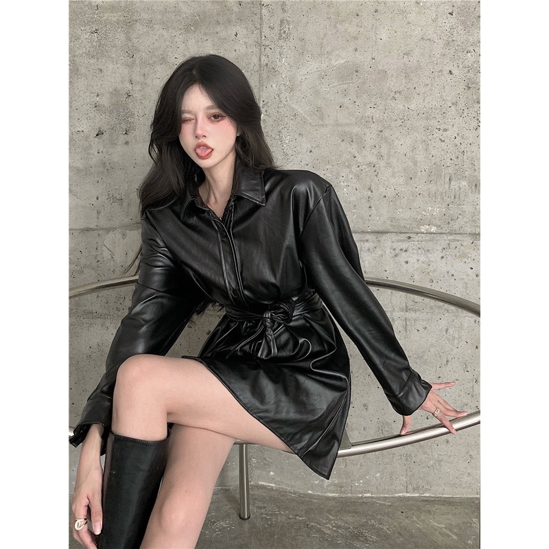 Áo sơ mi da siêu hot 2022