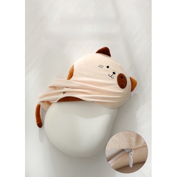 Gối cao su non mèo con