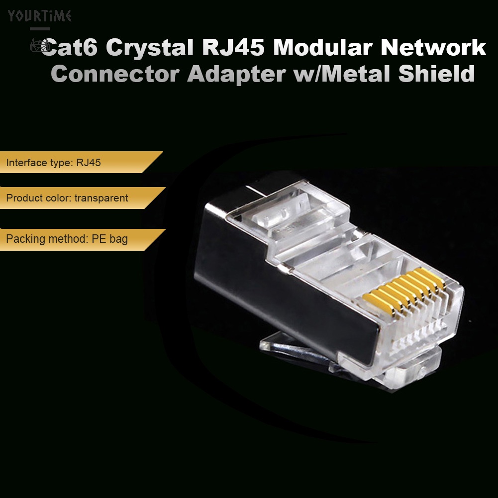 Đầu kết nối mạng Cat6 Crystal RJ45
