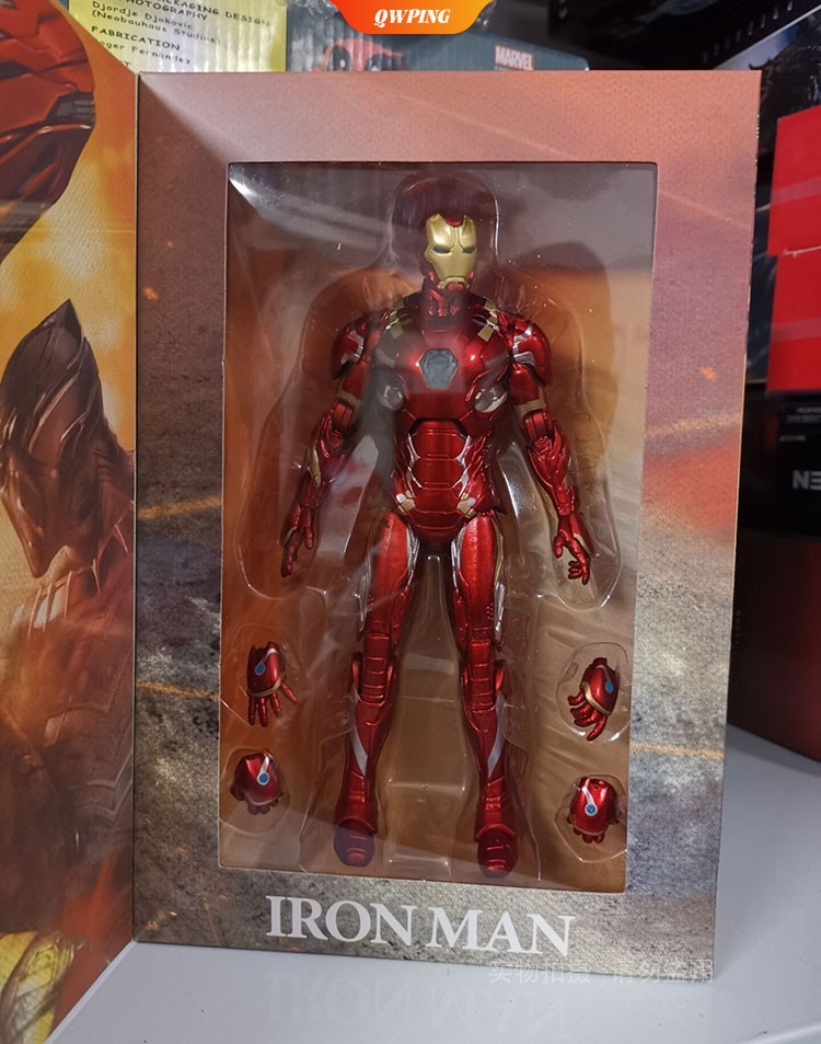 Marvel Mô Hình Nhân Vật Iron Man Mk46 Phát Sáng Độc Đáo