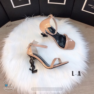 Sandal cao gót chữ fullbox