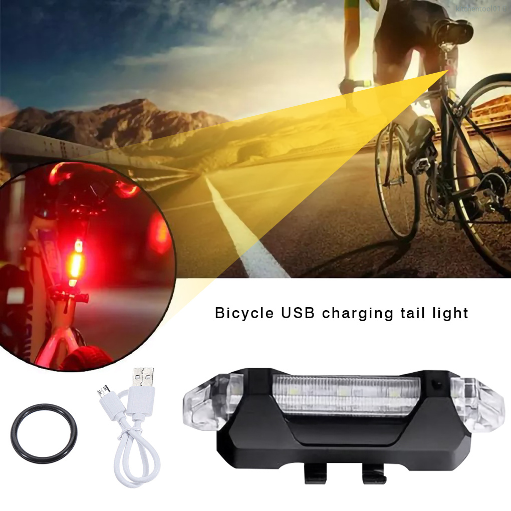 Đèn Led Gắn Yên Xe Đạp Tiện Lợi Chống Thấm Nước Màu Đỏ Xanh / Trắng Đỏ / Xanh Đỏ Trắng Dùng Cho Xe Đạp Ban Đêm