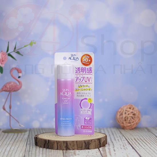 [Giá tốt] Xịt chống nắng Skin Aqua ROHTO tone up UV Nhật Bản - Chính hãng