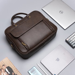 Cặp da công sở CCS6 đựng laptop và tài liệu chuyên nghiệp nhiều ngăn- Fadoda