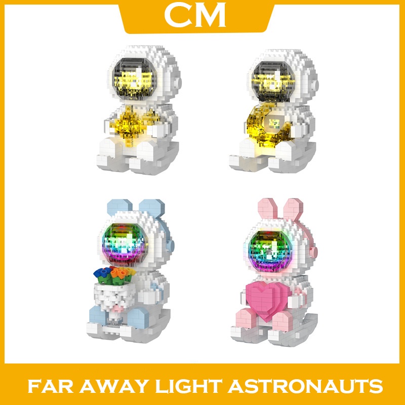 Đồ Chơi Lắp Ráp Phi Hành Gia Mini Cho Bé 3-6 Tuổi