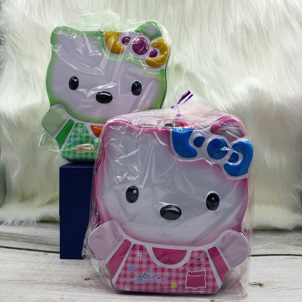 Két Sắt Tiết Kiệm Tiền Cho Bé, Két Sắt Mini Hình Hello Kitty Siêu Đáng Yêu
