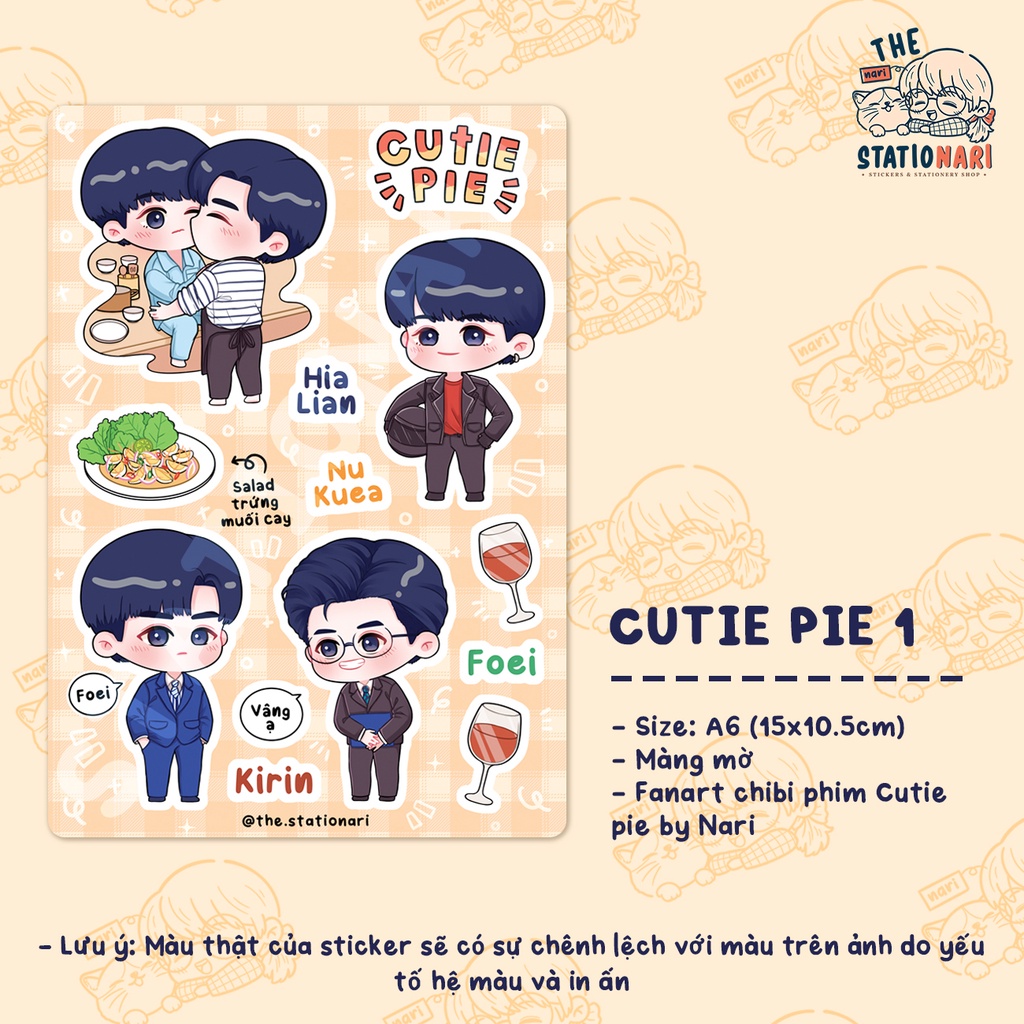 Sticker Fanart Cutie pie by The Stationari