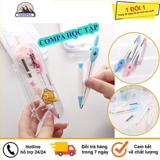 Compa học sinh, compa cute, compa eke cao cấp Fánipan