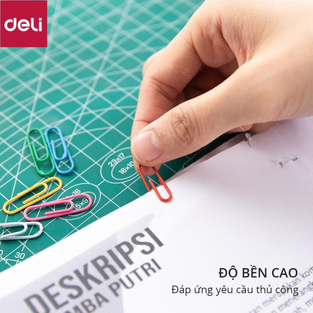 Ghim vòng màu #3 Deli, 29mm - 100 cái/hộp, 2 hộp E0024 [Deli]