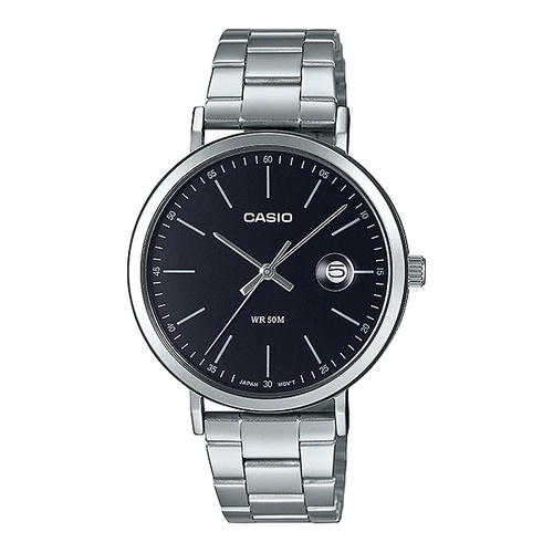 Đồng hồ nam/nữ Casio MTP-E175D-1E dây thép không gỉ, chống nước 50m, size 38mm, hàng chính hãng