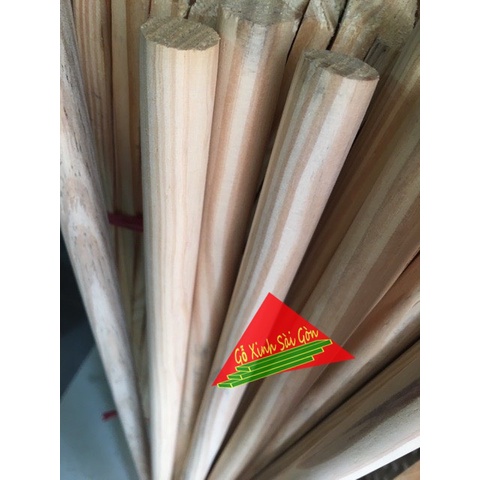 Thanh gỗ tròn phi 2cm, dài 1m tuyển đẹp đã chà láng đẹp