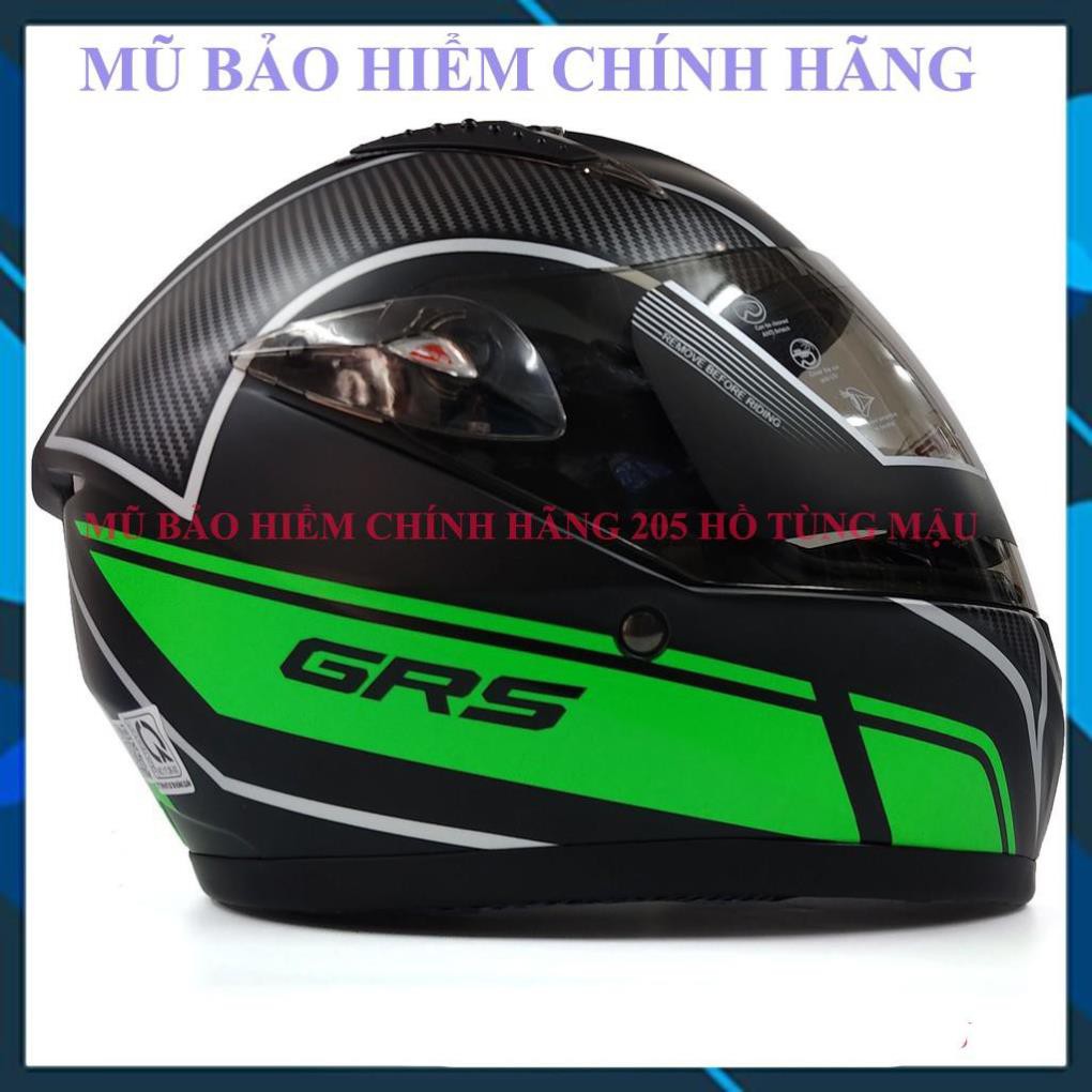 Mũ bảo hiểm Fullface GRS A801K Tem