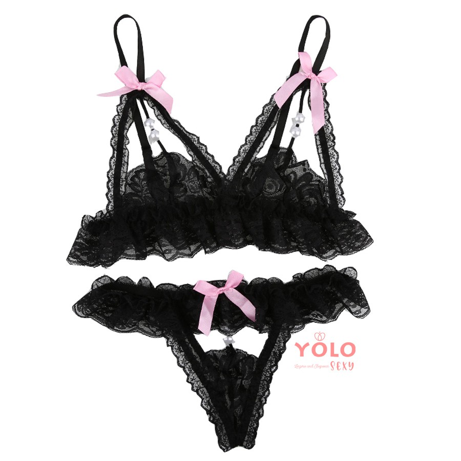Bộ đồ lót ren mềm quyến rũ - Cosplay sexy nữ gợi cảm cao cấp | BigBuy360 - bigbuy360.vn