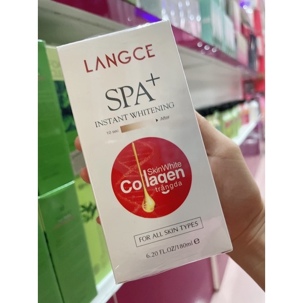 Kem dưỡng trắng da toàn thân collagen Langce