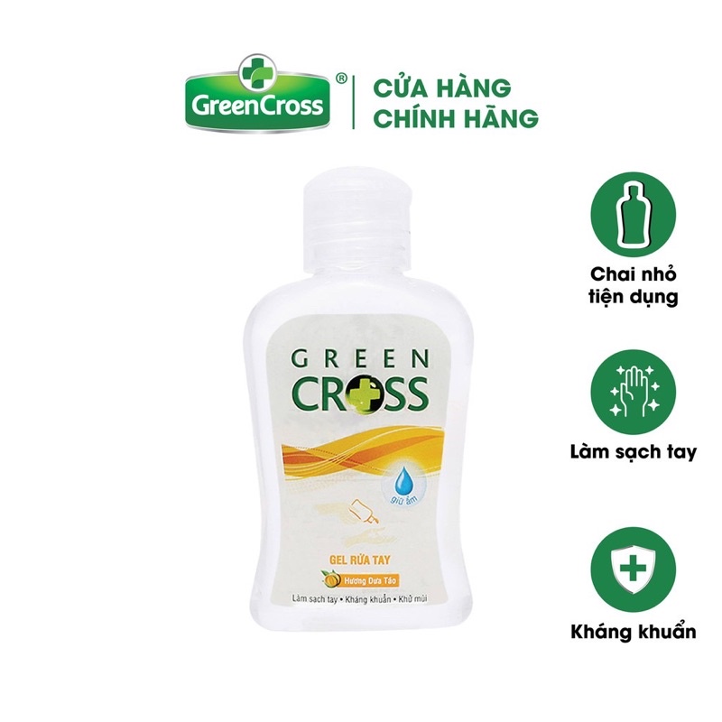 Nước rửa tay Green Cross 100ml hương táo.