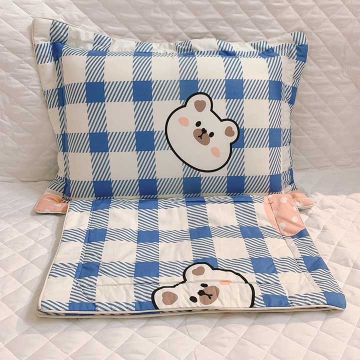 Vỏ gối nằm Hàn Quốc [FREESHIP] Áo gối nằm COTTON kích cỡ 40 cm x 60 cm siêu mềm mịn an toàn cho làn da của bạn | BigBuy360 - bigbuy360.vn