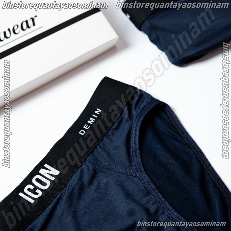 {giá sốc}quần sịp tam giác,chéo nam I.CON chất vải thun lạnh thấm hút mổ hôi,co giãn 4 chiều thoáng mát,dễ dàng vận động