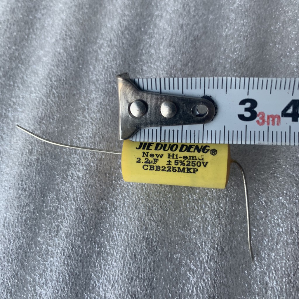 TỤ CHỐNG CHÁY LOA TREBLE SÂN KHẤU 1,5MF 250V - GIÁ 1 CÁI - VÀNG TRÒN