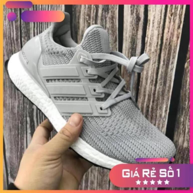 [Sale 3/3] [ Giá CTV + Full box ] Giày ultra boost xám 4.0 Sale 11