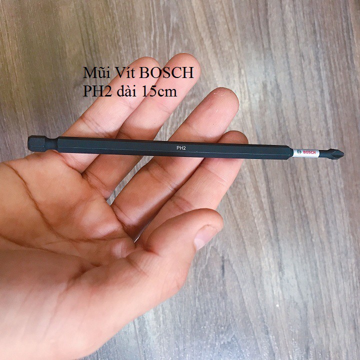 Mũi Vít BOSCH Có Từ Ph2 15cm
