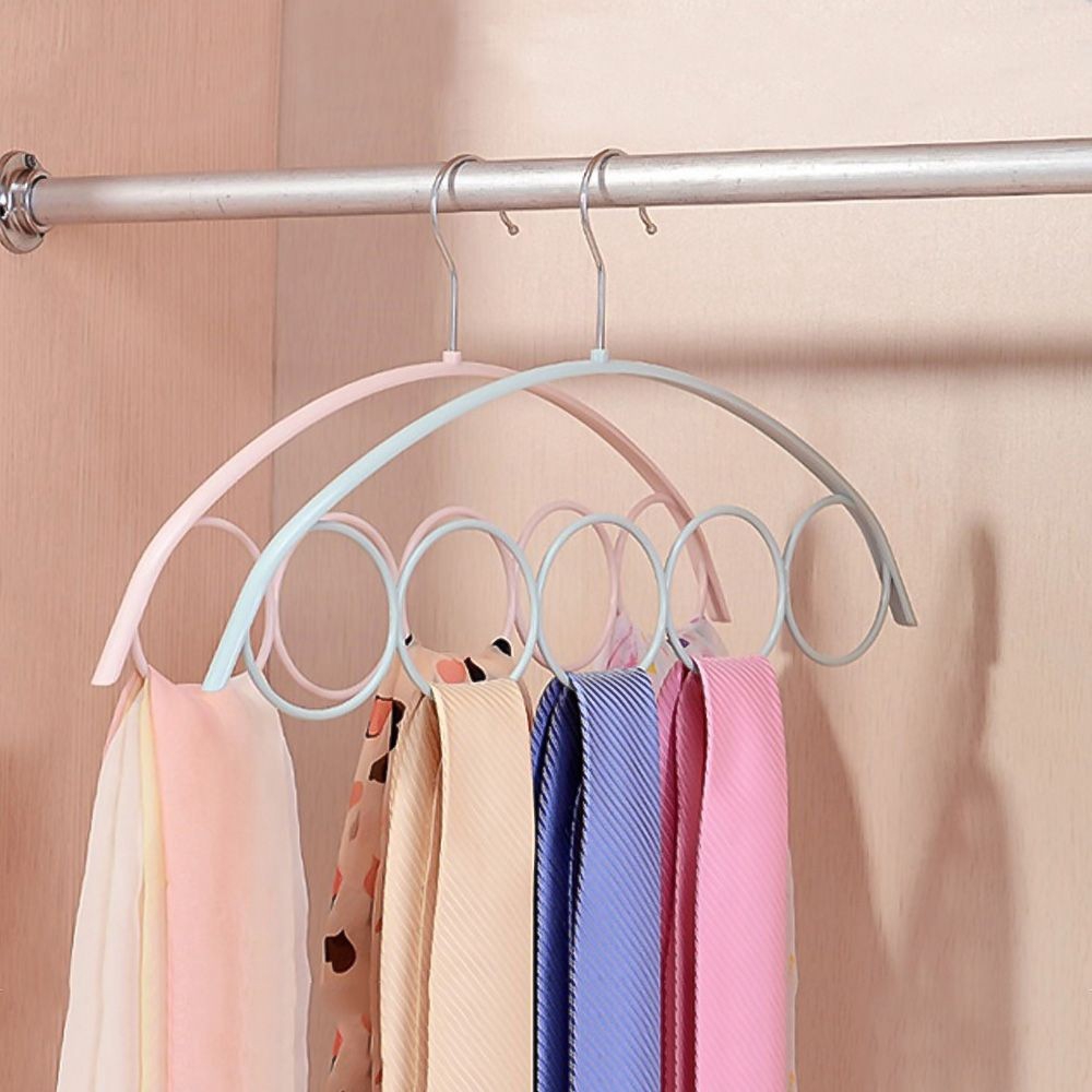Móc treo thiết kế 5 lỗ tròn giúp sắp xếp khăn cổ/cà vạt/thắt lưng chất liệu  nhựa kích thước 41.5*23 cm | Shopee Việt Nam