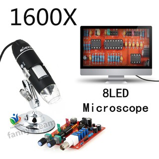 Kính hiển vi kỹ thuật số KKmoon độ phóng đại 1600X với kính hiển vi chức năng OTG 8-LED kết nối cổng USB có chân đế