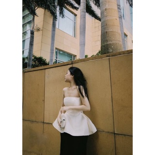Áo Peplum Hai Dây Đơn Giản