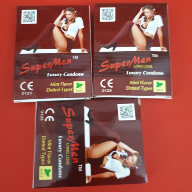 Bộ 3 hộp bao cao su SuperMen long love