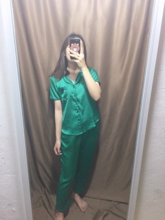 Bộ ngủ sattin lụa tay dài