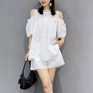 SET Ren Trắng Rớt Vai đi biển
