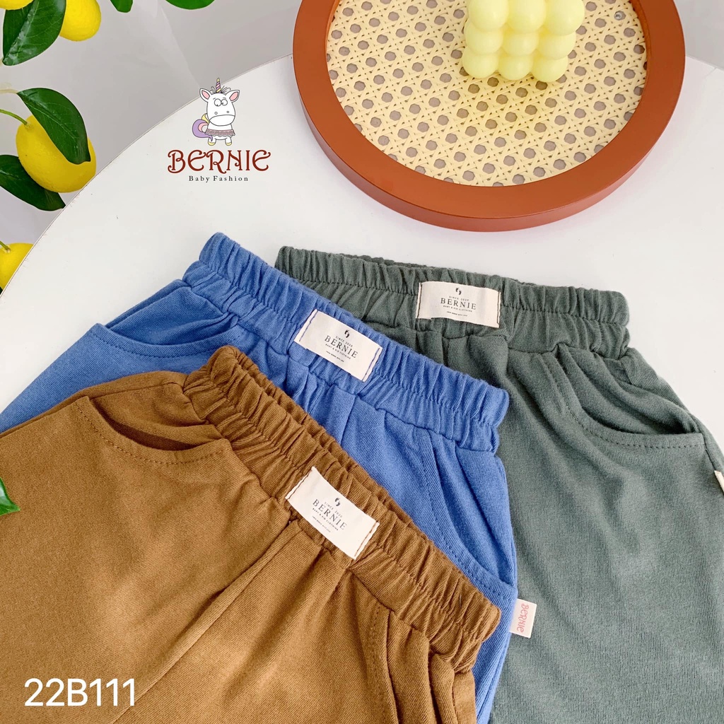 Bộ cộc thể thao số Bernie cho bé