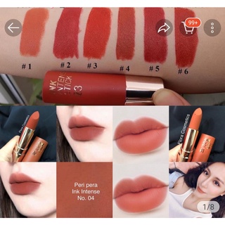 Son thỏi Peripera Ink Velvet Intense stick mềm min lâu trôi, lên màu chuẩn