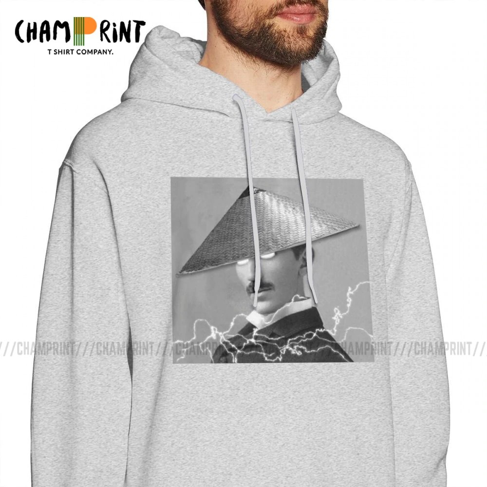 Áo Hoodie In Họa Tiết Nikola Tesla Cá Tính Cho Nam