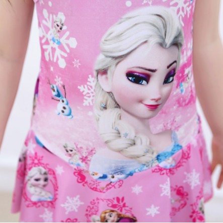 Đồ bơi Elsa váy xòe cho bé gái 2-6 tuổi đáng yêu